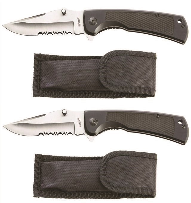2 Maxam Large Assisted Opening Knives  SKSA102-img-0
