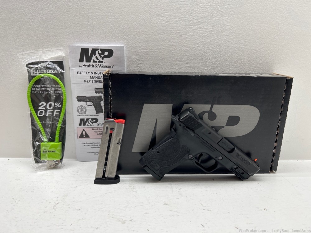 Smith & Wesson M&P9 Shield EZ Semi Auto Pistol 9mm With Box-img-0