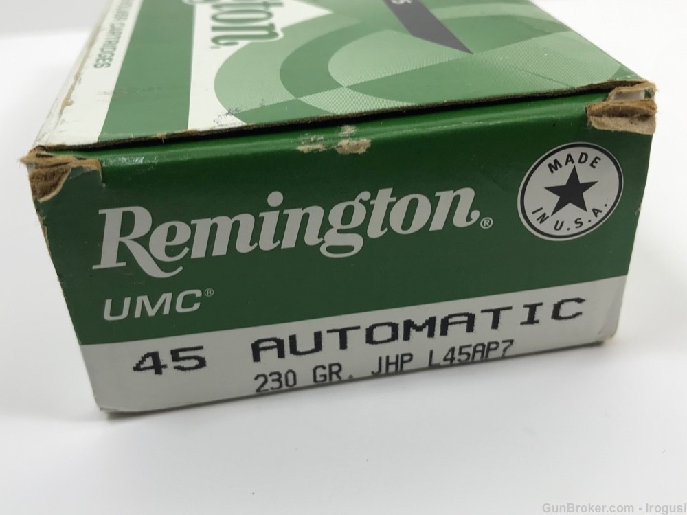 2004 Remington UMC .45 ACP 230 Gr JHP Hollow Point FULL 50 Rounds 1217-MX-img-1