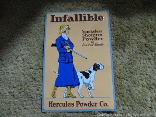 Infallible Tin Sign - From Late 70's & Early 80's-img-0
