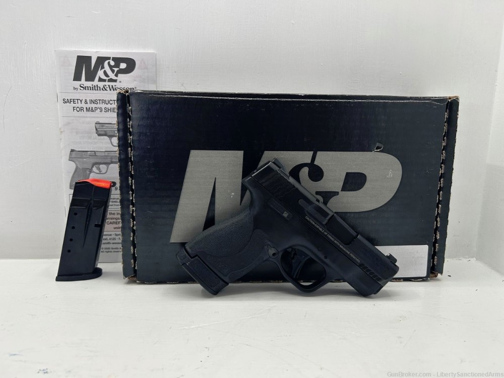 Smith & Wesson M&p 9 Shield Plus Semi-Automatic 9mm Pistol Magazine And Box-img-0