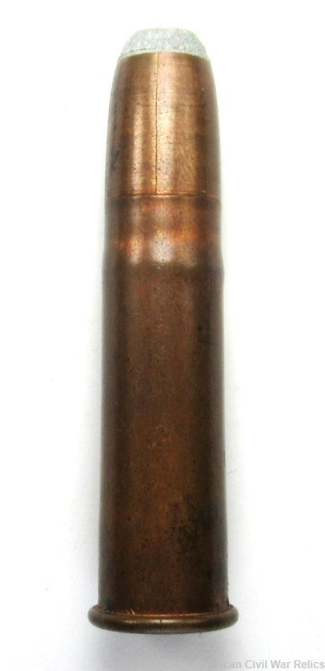 Rare 11.7x42R Danish Rifle Rimfire Cartridge, Experimental Jacketed Bullet-img-1