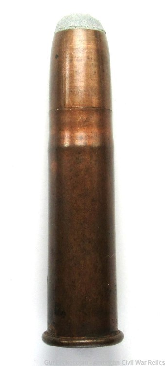 Rare 11.7x42R Danish Rifle Rimfire Cartridge, Experimental Jacketed Bullet-img-0