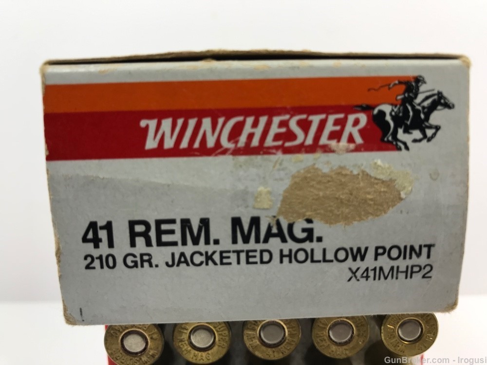 1989 Winchester .41 Rem Mag 210 Gr Jacketed Hollow Point JHP 1219-MX-img-4