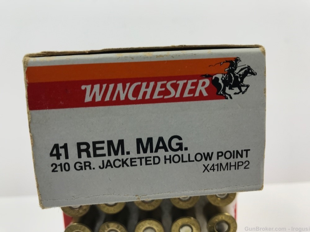 1989 Winchester .41 Rem Mag 210 Gr Jacketed Hollow Point JHP 1219-MX-img-2