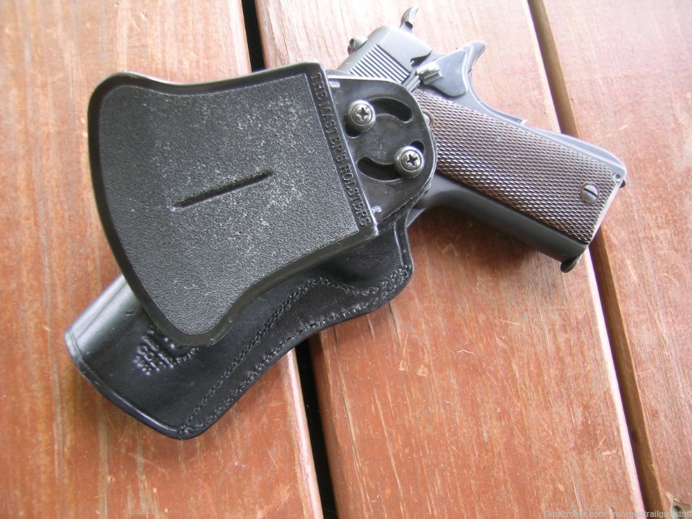 Masters Leather Paddle Holster for Colt 1911 5"-img-4