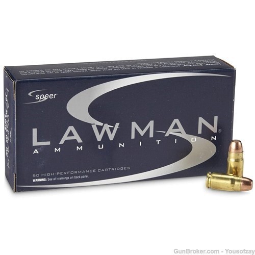 Speer Lawman 357 SIG 125 gr TMJ– 50 Rounds -img-0