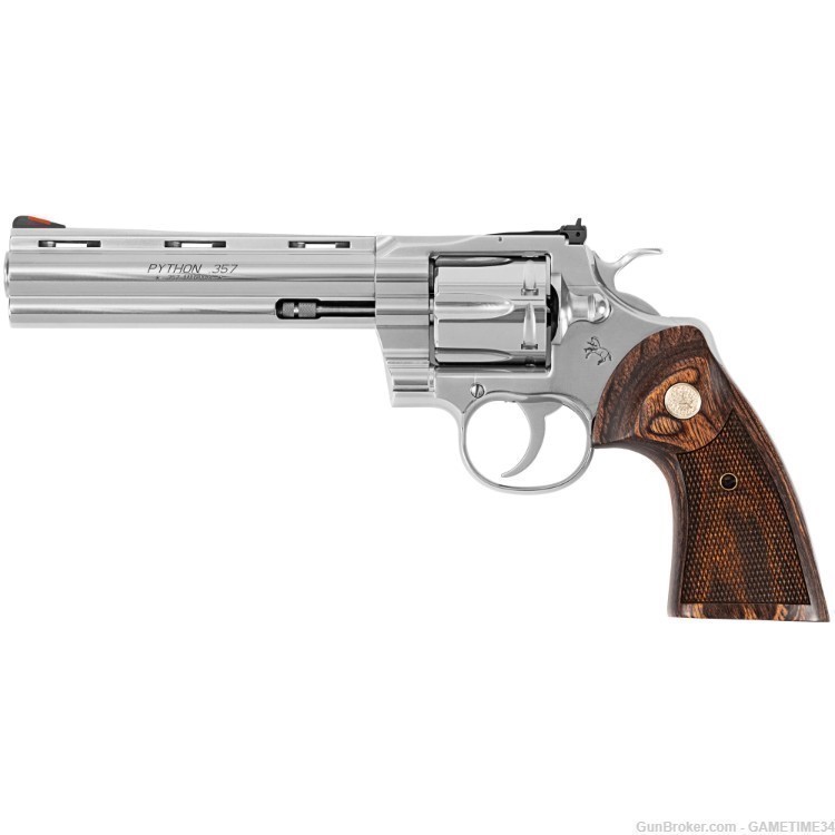 Colt Python 357 Magnum 6" Stainless 6" CA OK VERSION -img-2