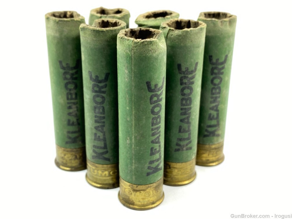 Remington UMC Nitro Club 20 Ga Empty Paper Shot Shell Hulls Vintage 7 Round-img-0