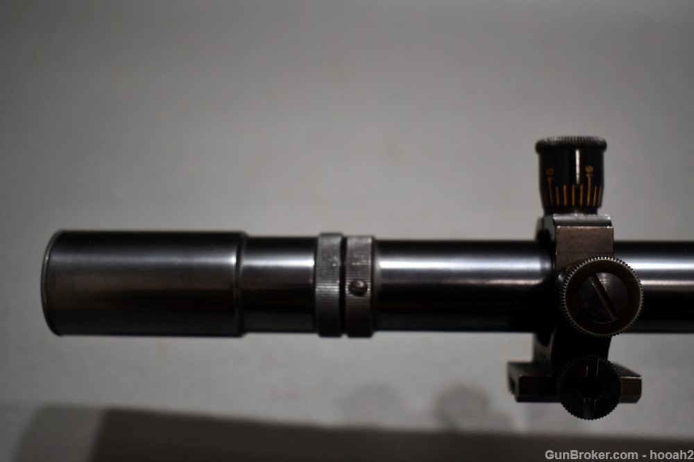 Vintage Unertl 2.0" Ultra Varmint 12X Fixed Power Rifle Scope W Caps Mts-img-1