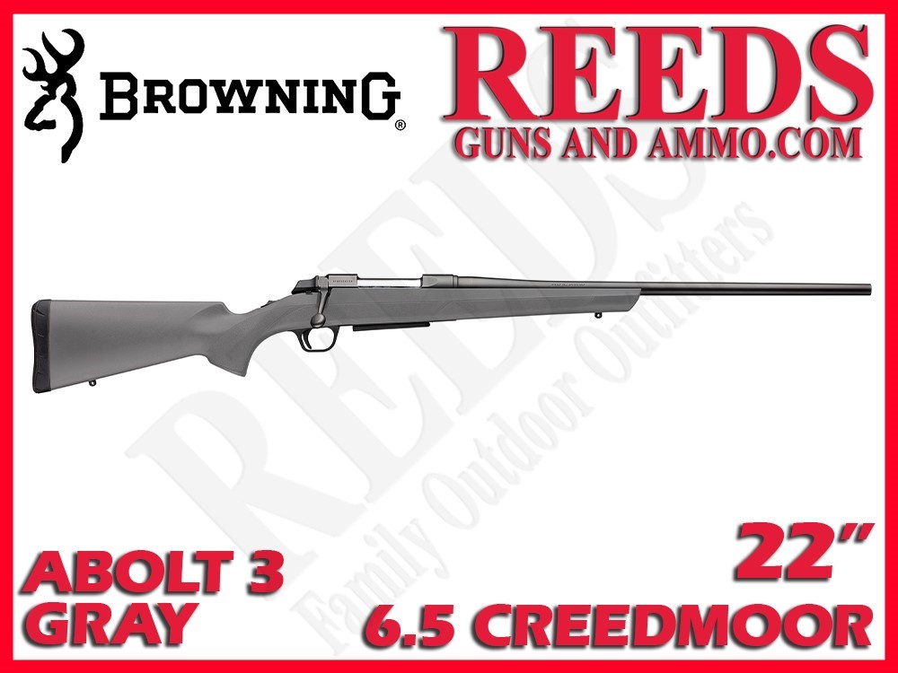 Browning Abolt 3 Composite Stalker Gray 6.5 Creedmoor 22in 035826282-img-0