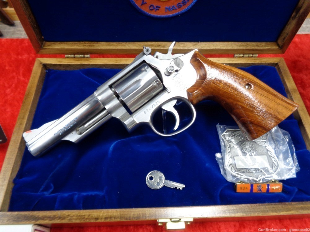 S&W Model 66 357 Magnum Nassau New York Police Limited Edition NY Knife Mag-img-10