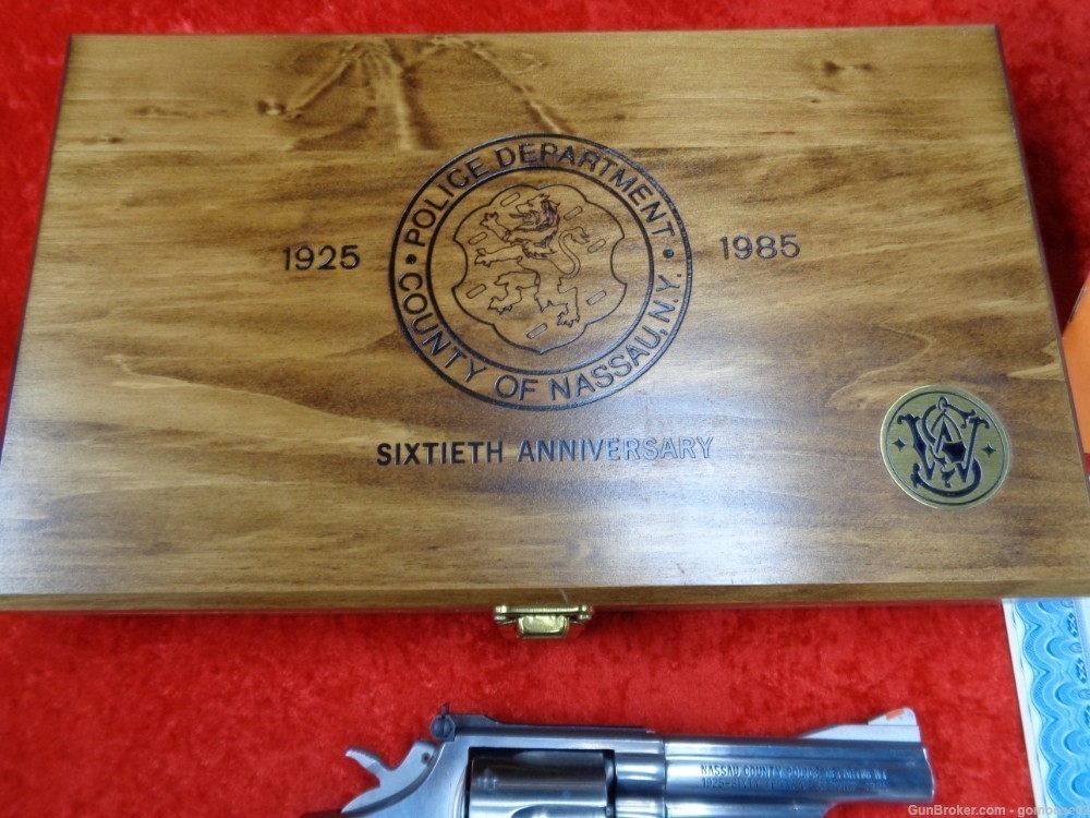 S&W Model 66 357 Magnum Nassau New York Police Limited Edition NY Knife Mag-img-22
