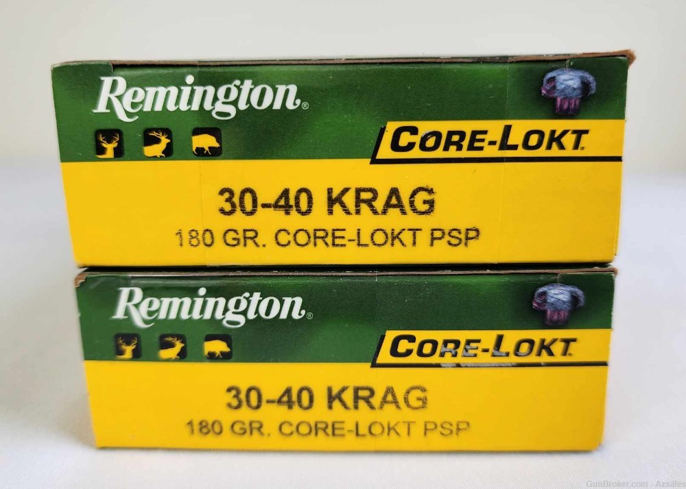 40 rounds of Remington 30-40 Krag 180 gr Core-Lokt PSP-img-0