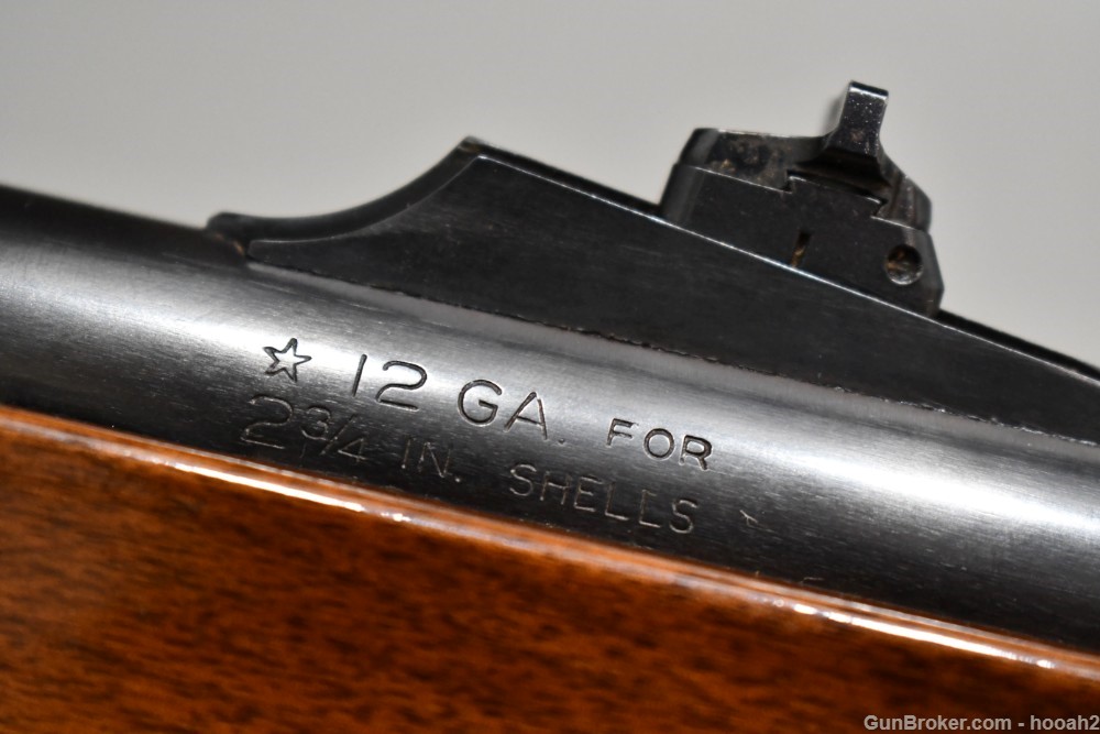 Remington 1100 Semi Auto 2 3/4" 12 G Smoothbore Slug Gun W Sights-img-35