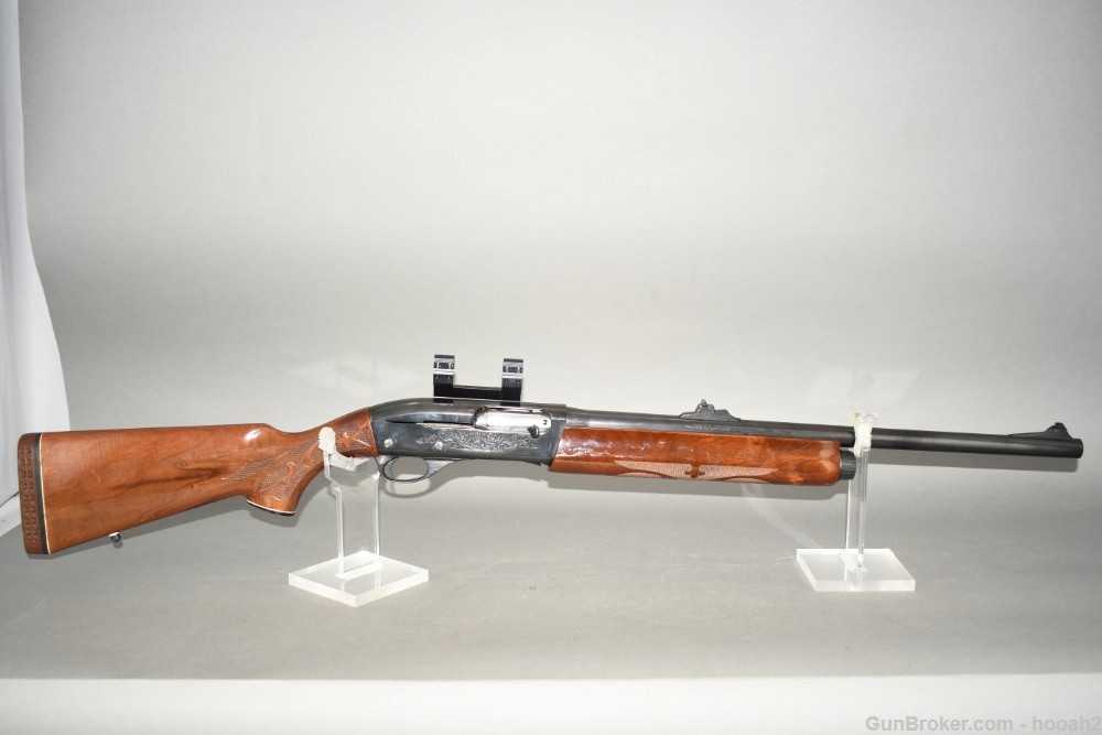 Remington 1100 Semi Auto 2 3/4" 12 G Smoothbore Slug Gun W Sights-img-0