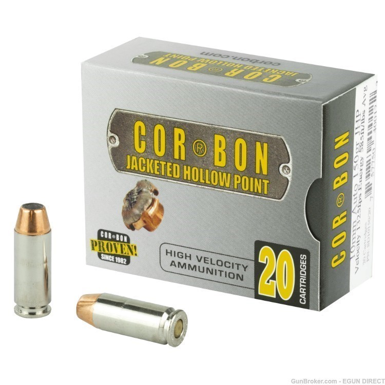 CorBon Self Defense 10mm 150gr Jacketed Hollow Point - 20rd-img-0