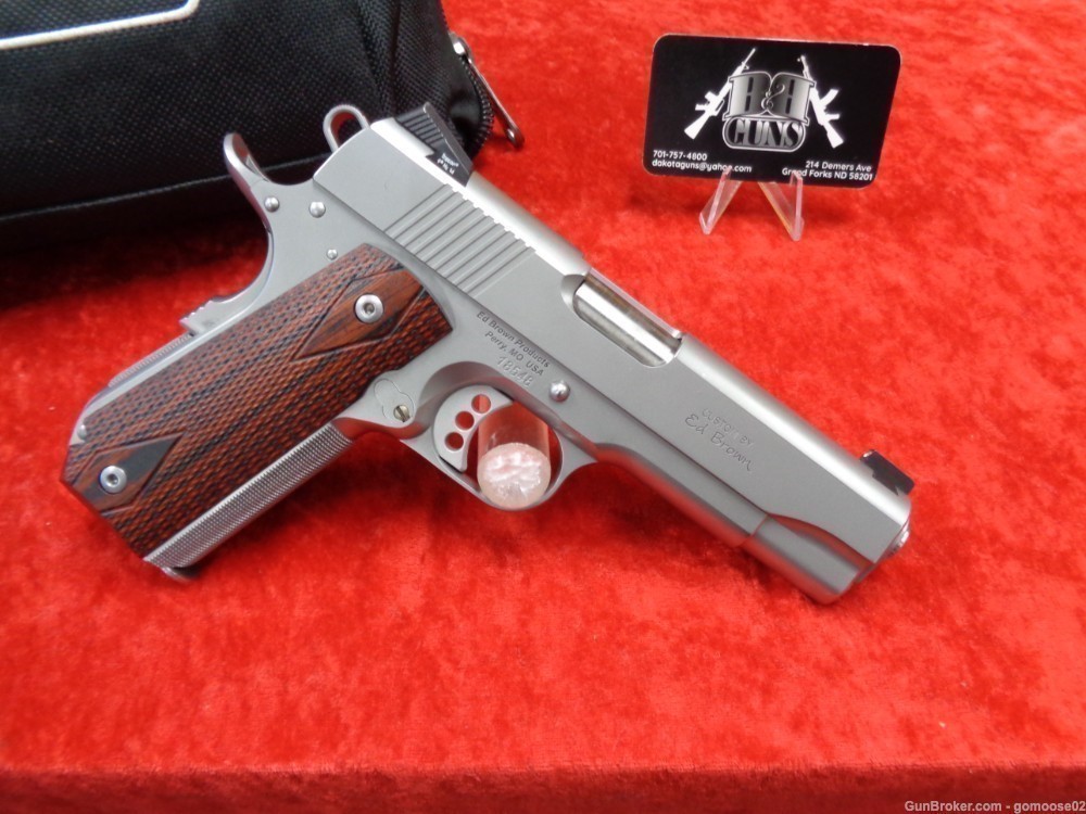 Ed Brown Executive Carry Bob Tail 45 Auto 1911 Commander Stainless WE TRADE-img-1