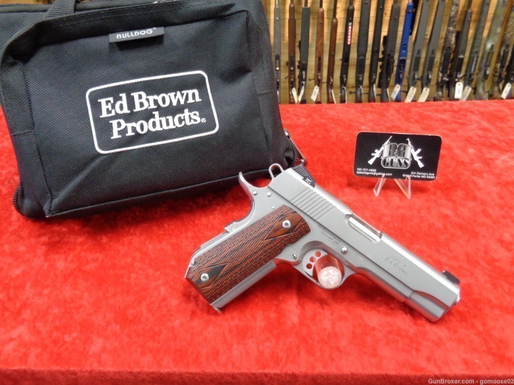 Ed Brown Executive Carry Bob Tail 45 Auto 1911 Commander Stainless WE TRADE-img-0