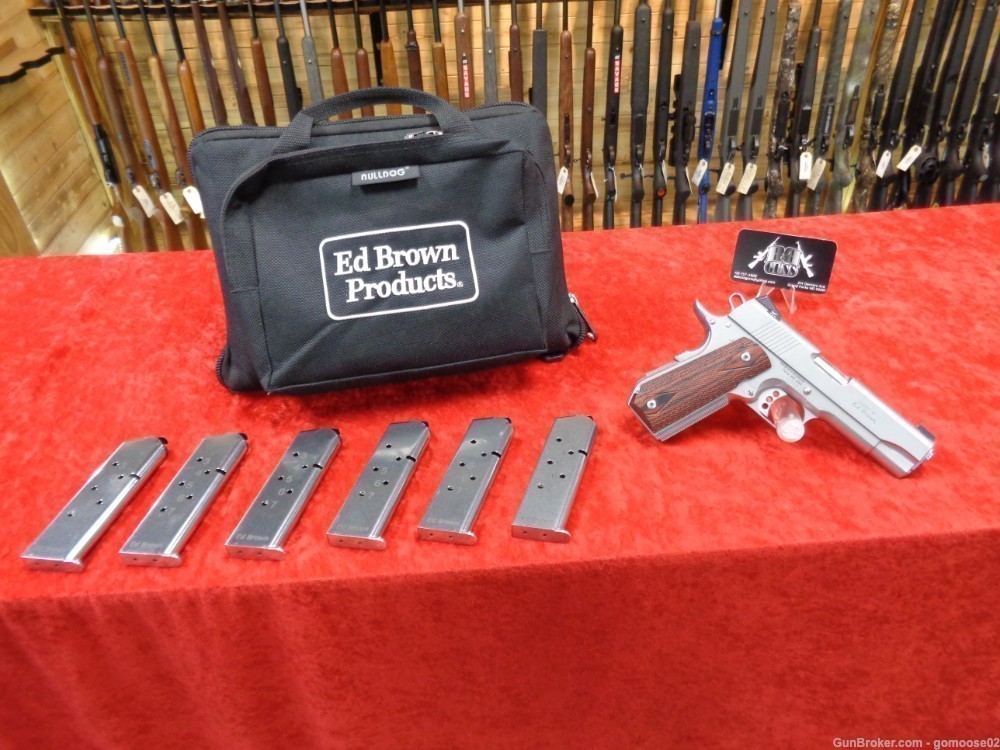 Ed Brown Executive Carry Bob Tail 45 Auto 1911 Commander Stainless WE TRADE-img-12