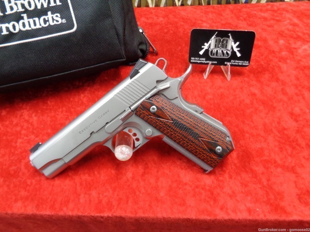Ed Brown Executive Carry Bob Tail 45 Auto 1911 Commander Stainless WE TRADE-img-3
