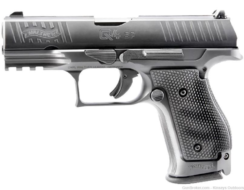 Walther Q4 Steel Frame Pistol 9mm 4 in. Black Optic Ready 10 rd.-img-0