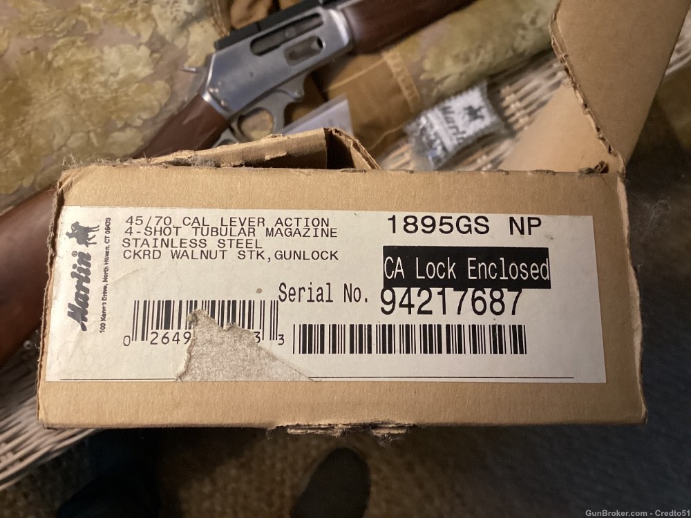 2006 Marlin 1895-GS Stainless 45-70 Govt JM stamp-img-6