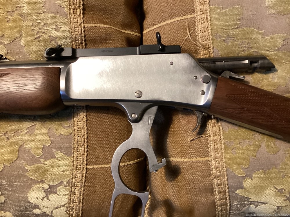 2006 Marlin 1895-GS Stainless 45-70 Govt JM stamp-img-1