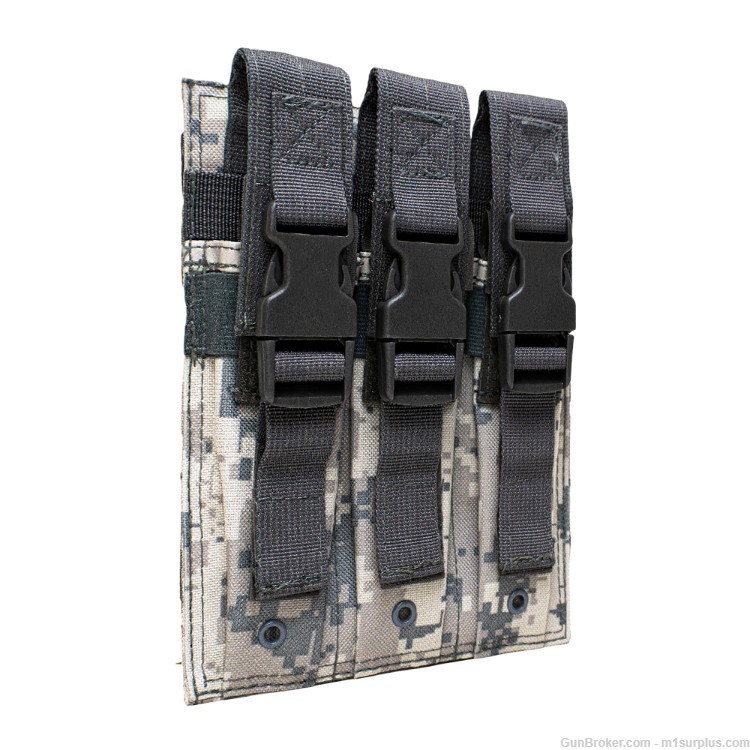 Digital Camo 3 Pocket MOLLE Pouch for SIG SAUER P320 M17 M18 21rd Magazine-img-1