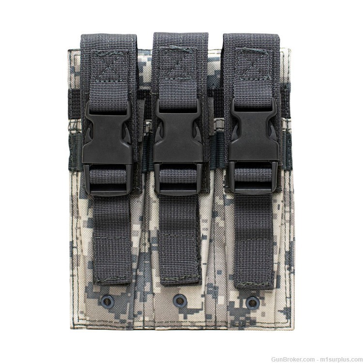 Digital Camo 3 Pocket MOLLE Pouch for SIG SAUER P320 M17 M18 21rd Magazine-img-0