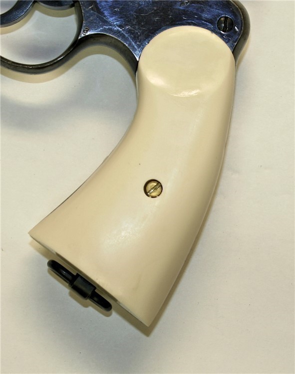 Colt 1917 New Service or Colt 1909 Revolver Ivory-Like Grips, Antiqued Stee-img-1