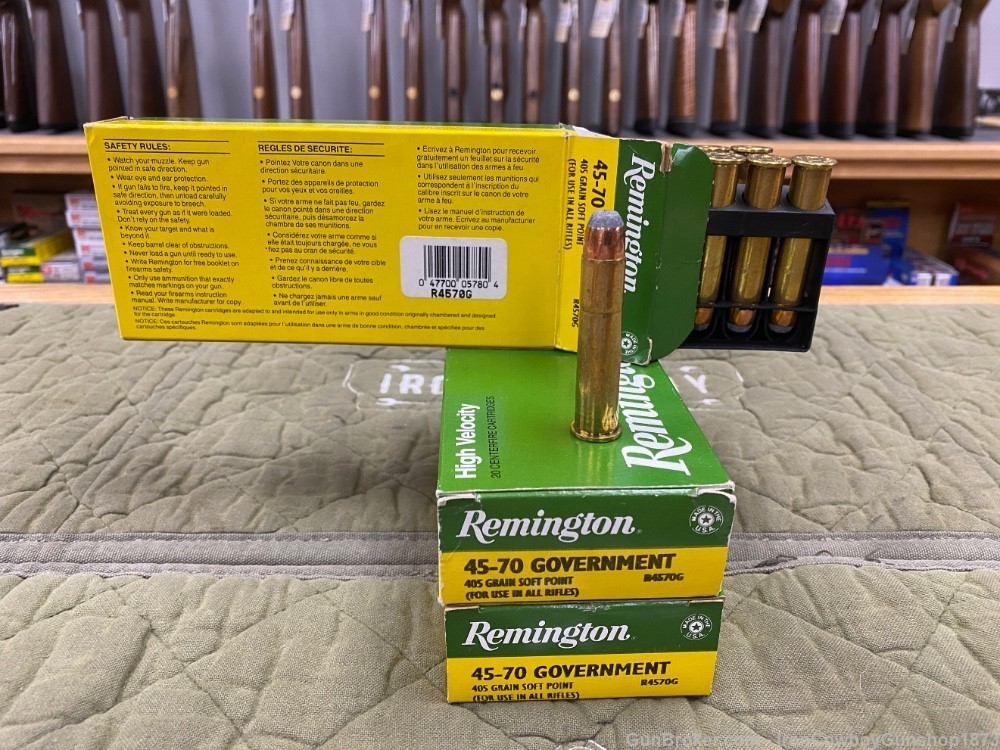 Remington 45-70 GOVT 405 Gr Soft Point (For Use In All Rifles)-img-2