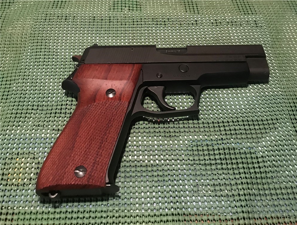 Sig Sauer P220 Auto Rosewood Grips-img-1
