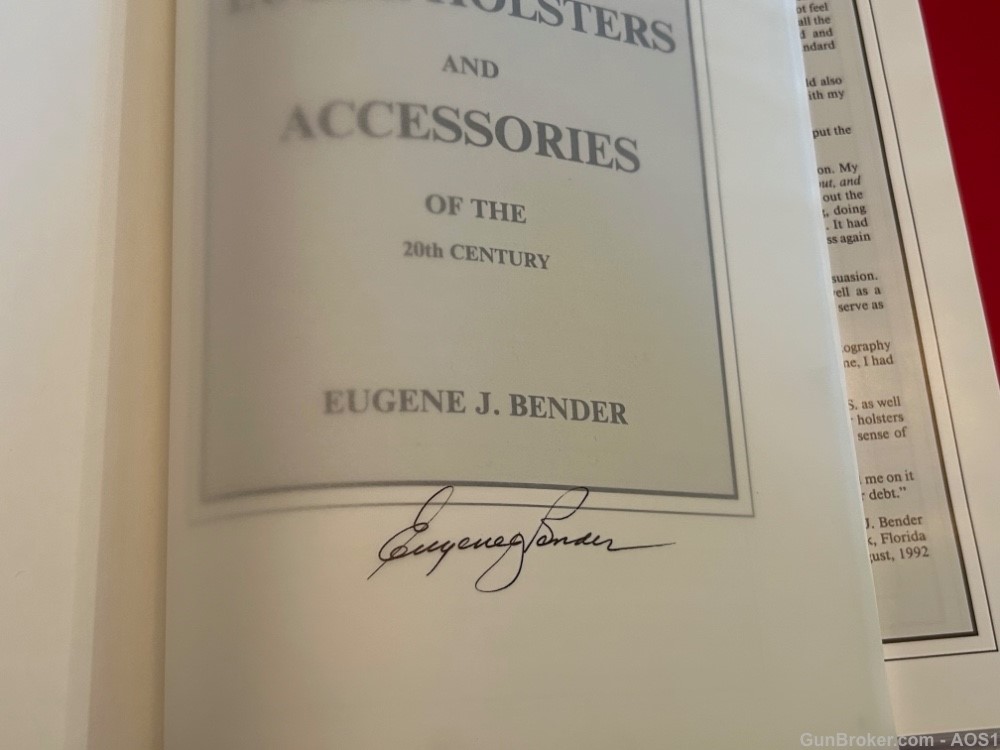 Luger Holsters and Accessories Of The 20th Century 1992 1st Edition Signed -img-12