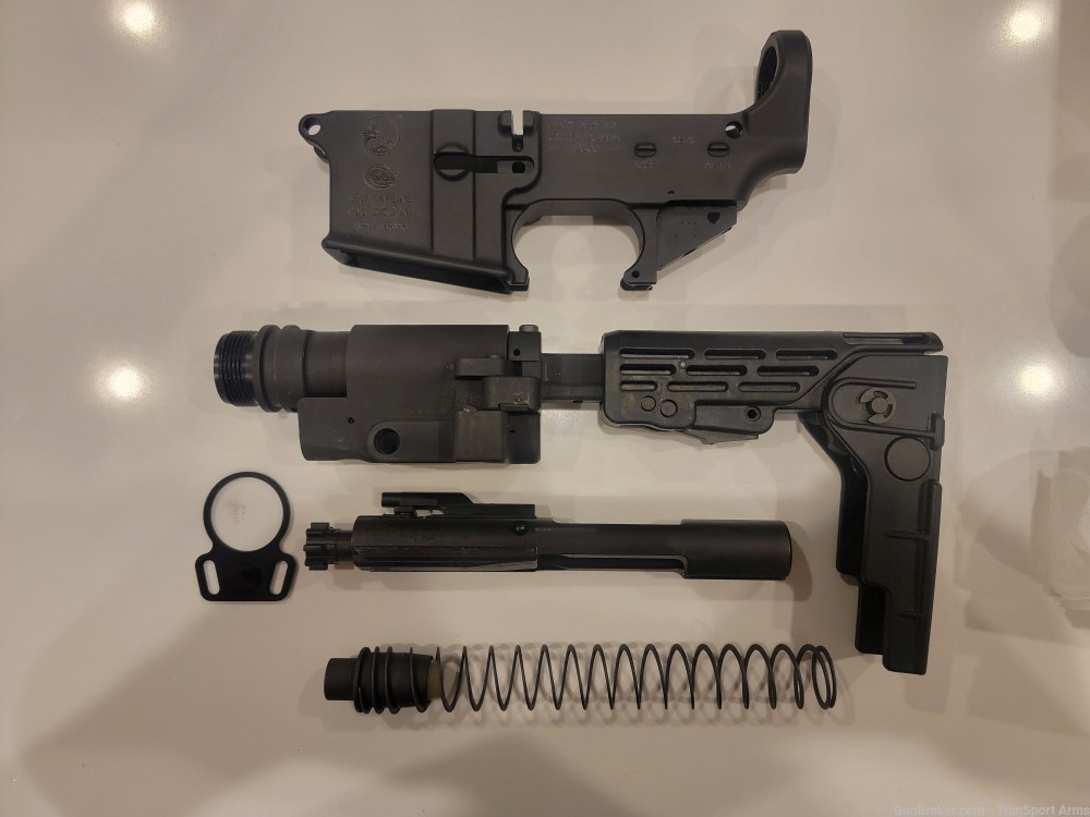 New Colt SCW buttstock Kit with new 80% Colt clone SCW reciever-img-0