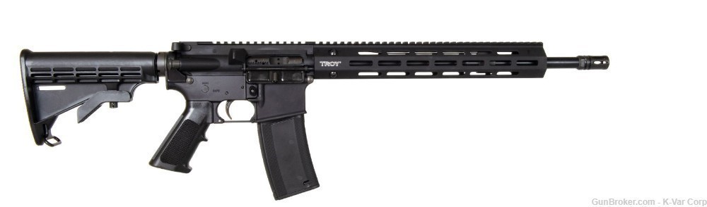 Troy SPC M4A3 Semi-Auto Rifle 5.56 Optic Ready Black Finish-img-0