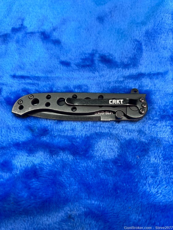 CRKT M16-01KS Great Condition Black Steel Pocket Folding Knife-img-2