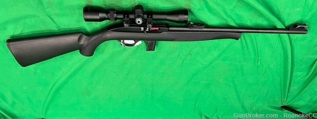 Mossberg .22 Long Rifle with 1 Clip, Barska Black 9x32 Scope-img-0