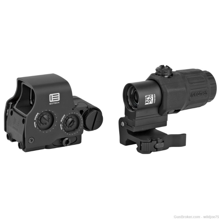 EOTech, Holographic Hybrid Sight, EXPS2-2 Sight With G33 Magnifier, Black -img-2