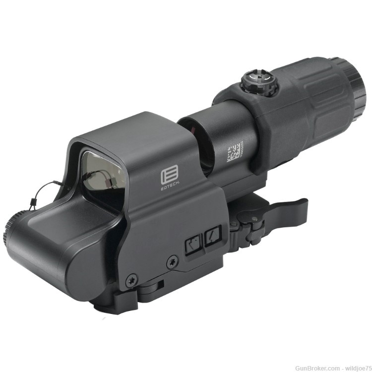 EOTech, Holographic Hybrid Sight, EXPS2-2 Sight With G33 Magnifier, Black -img-0