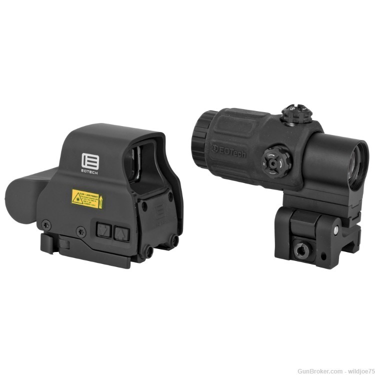 EOTech, Holographic Hybrid Sight, EXPS2-2 Sight With G33 Magnifier, Black -img-1