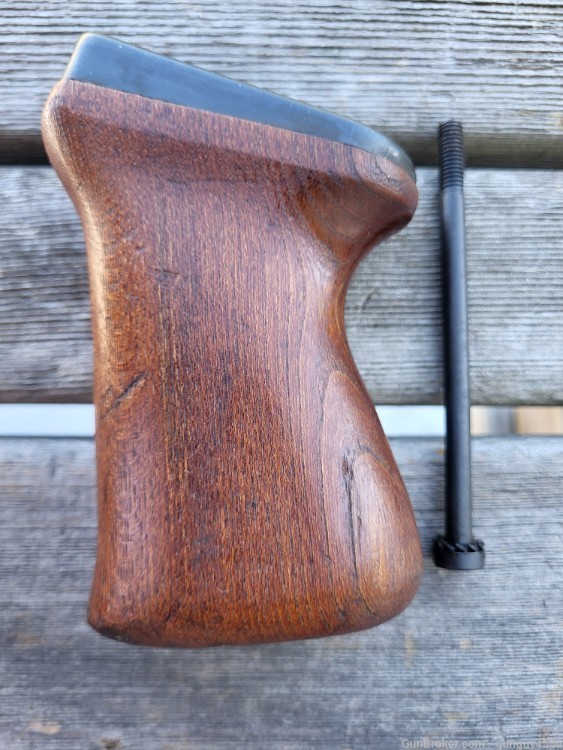 RARE original pre ban Yugoslavian Mitchell arms wood pistol grip-img-2