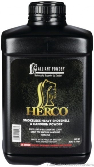 Alliant Herco Smokeless Powder 8lbs Herco Alliant Herko-img-0