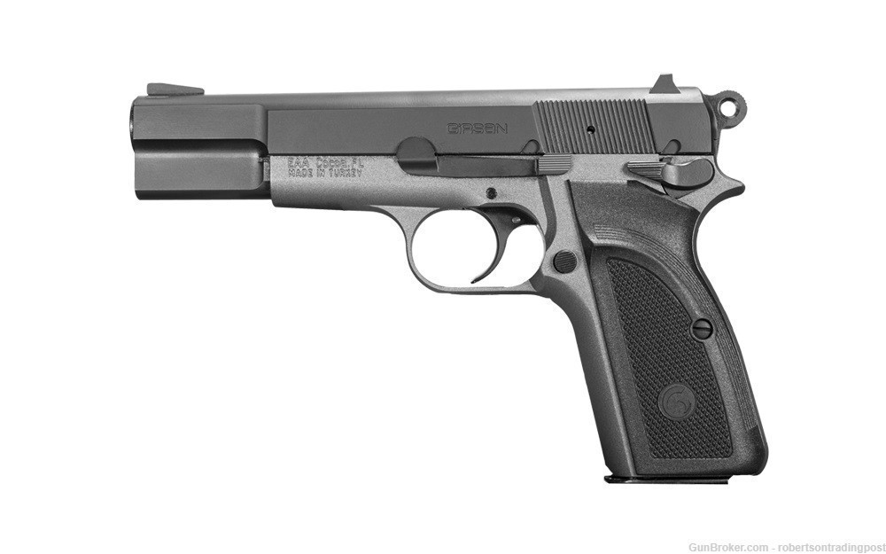 Girsan EAA 9mm Browning Hi-Power Clone 390455 MCP35 Titanium Black -img-1