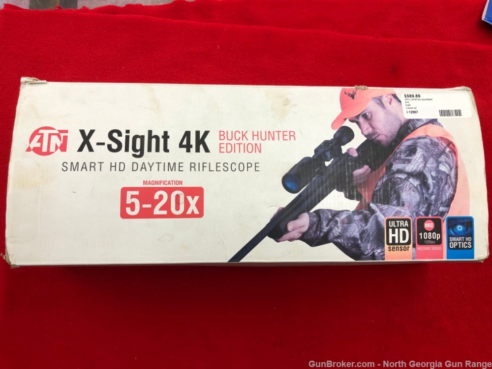 ATN X-Sight 4K  5-20x daytime scope Buck Hunter Edition-img-13