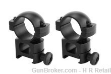 Scope Rings,1" High Profile Picatinny Mount-img-0