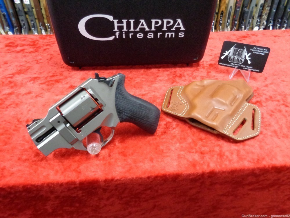 NEW Chiappa RHINO 357 Mag Magnum 2" & BONUS Carry Leather Holster WE TRADE!-img-4