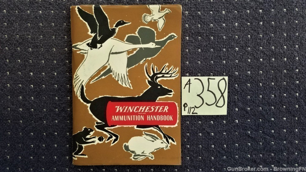 Orig Winchester Ammunition Handbook Owners Manual-img-0