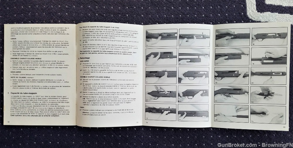 Orig Beretta 1200 F Owners Manual 1988-img-2