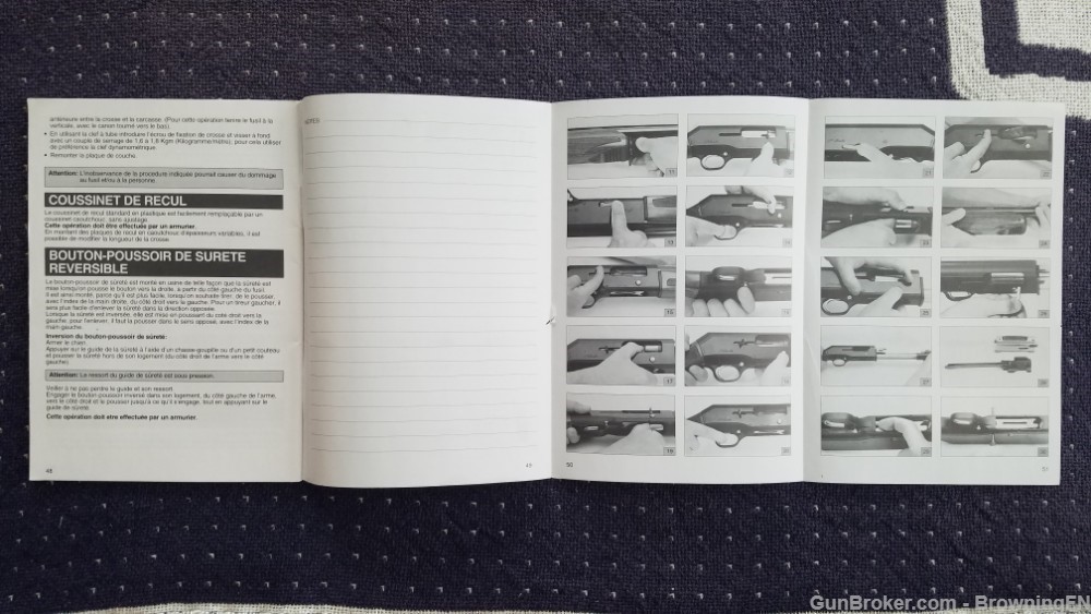 Orig Beretta AL 390 Owners Instruction Manual-img-1
